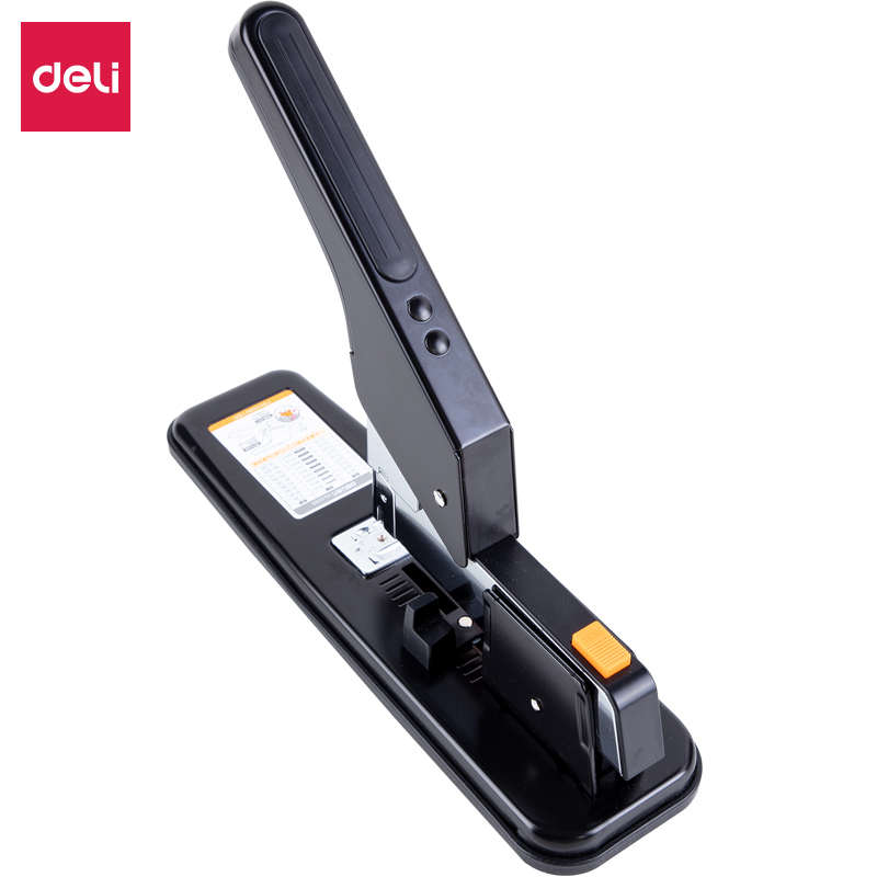 加厚订书机得力0399办公用品重型厚层订书机210页订书器装订机