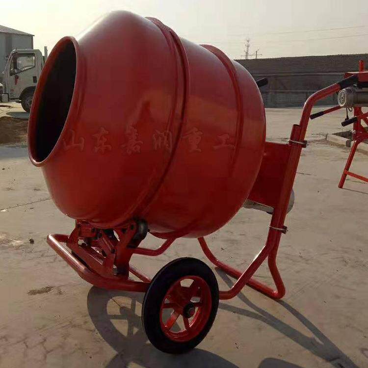 小型砂浆混凝土搅拌机手推式电动搅拌机可移动滚筒拌灰机