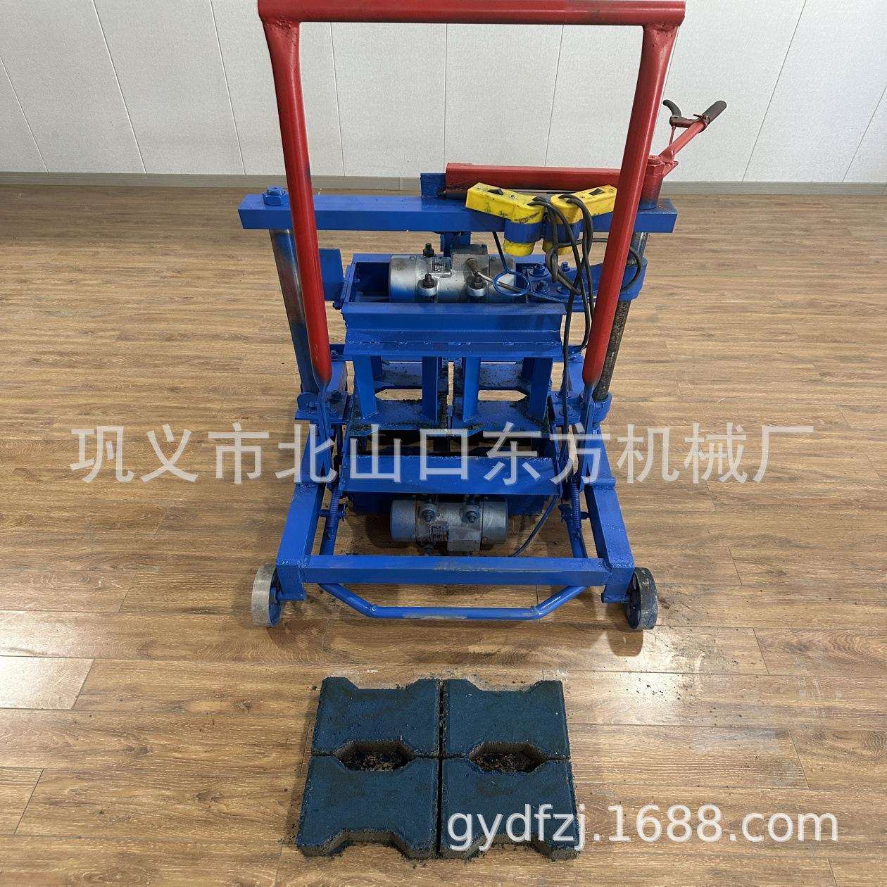 常用路面砖水泥铺路砖机震动成型免烧砖机易转场水泥压砖机配件