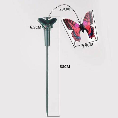 Simulation Solar Butterfly Indoor Outdoor Auto Flying Bird