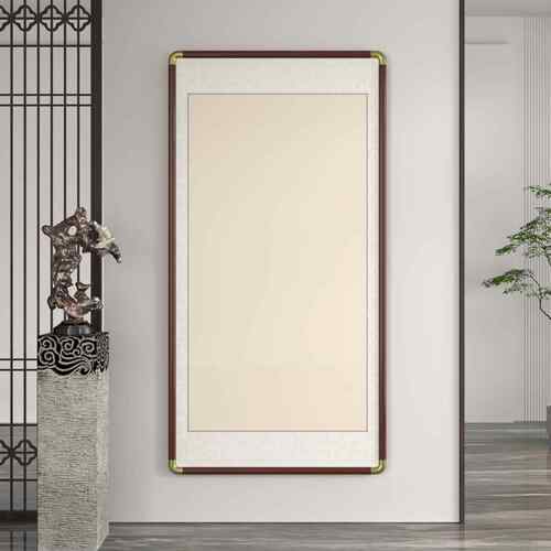 实木手写空白画 画框字画 画装裱框架圆角定制相框书法国画 画空