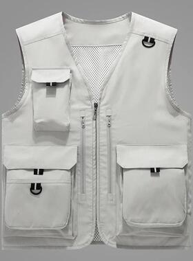 P 79133 Multi Pocket Men's Vest 多口袋马甲