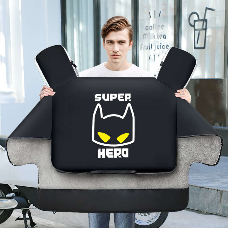 电动车挡风被冬季加绒加厚款防寒小牛电瓶摩托车冬天防风防雨罩男