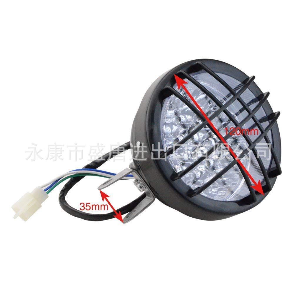 新款直销越野摩托车配件摩托车 LED 大灯前灯转向信号指示器