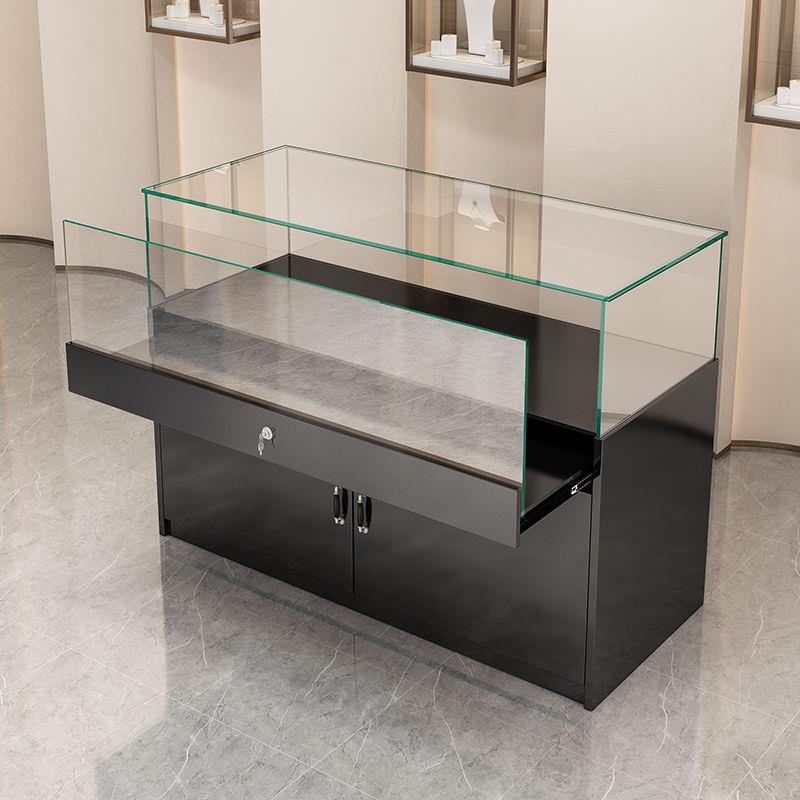 珠宝首饰柜台样品展览陈列柜博物馆文物展台商场玻璃柜展示柜展架