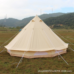 蒙古包棉布帐篷营地露营旅游自金字塔安印第驾野营防雨 户外晒232