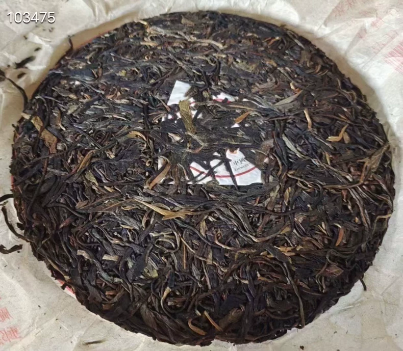 雲南景邁生態圓茶357克蜜香甘甜虧本清倉2003年普洱生茶 普洱茶 BUASHOP普洱老茶