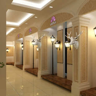 招财鹿头装饰品北欧风格墙面动物头壁挂电视墙饰客厅背景卧室