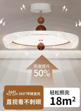 全光谱卧室吸顶灯奶油风中古主卧灯法式中古水晶房间灯书房半吊灯