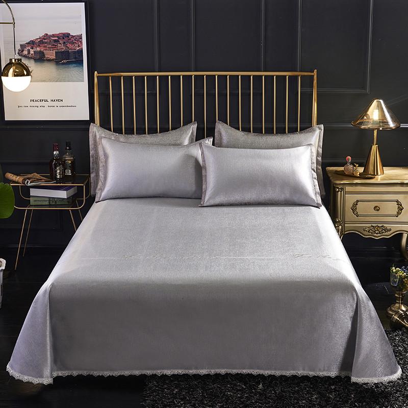 凉席床单..双人席5床ri0t丝夏季1席子8m2m1/软席三折叠款床冰空调