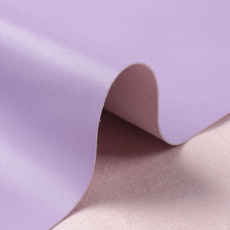 现货0.6mm超纤皮细摔纹超纤皮革鞋材箱包手袋用品合成革皮料厂家