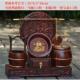 套中式 红木酸枝雕花三件七件结婚庆礼品套 嫁妆 实木红子孙桶 新款