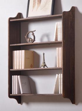 木挂墙置架墙壁墙上实壁物挂隔板装饰收纳简ZLL约书架