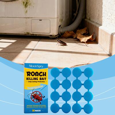 MOONSPRY Cockroach Bait Strips - Convenient Adhesive Cockroa