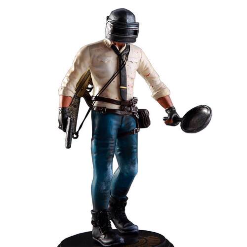 绝地战场公仔大逃杀PUBG吃鸡手办三级头武器人物模型周边蛋糕摆件