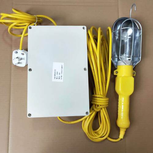 工地仓库检修行灯220V转12V24V36V灯泡100W移动低压工作灯