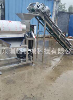 工业级生姜双道打浆机 商用枇杷去核打浆机 大型百香果去皮打浆机