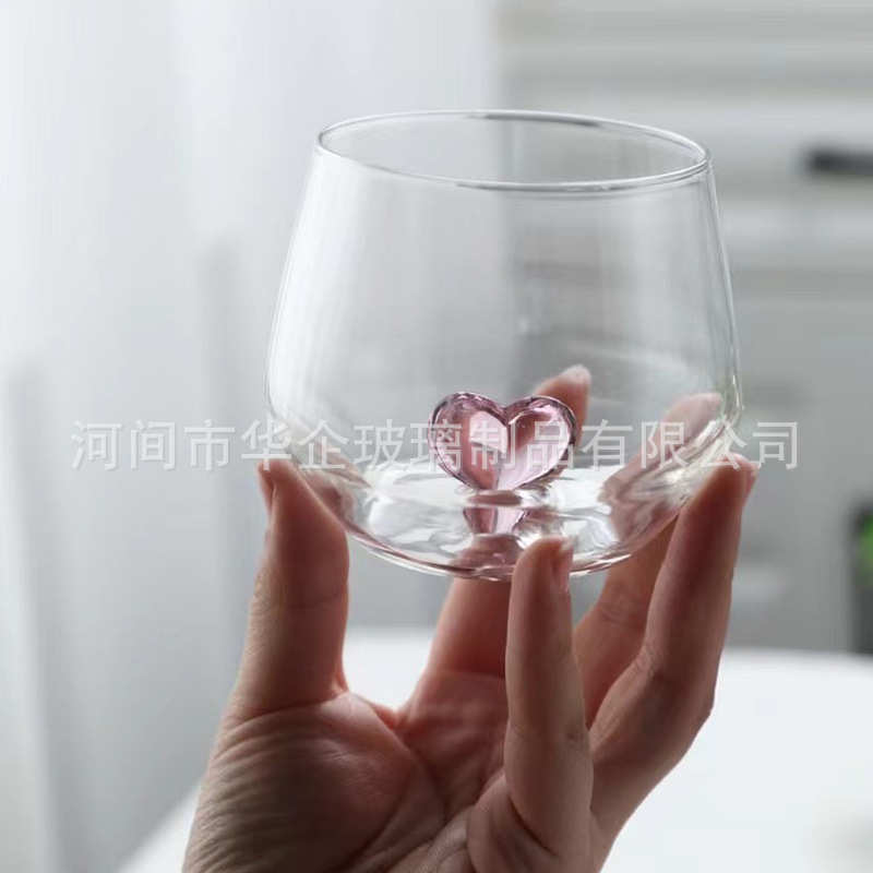 心形加厚密封酒瓶高硼硅玻璃创意欧式盛酒器异形酒瓶家庭装饰酒具