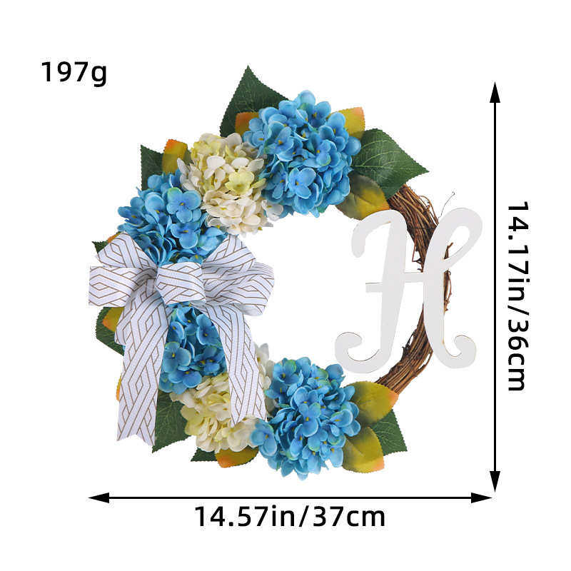 道具绣球花花环批发蝴蝶结2023布置枯枝仿真婚礼摄影装饰品