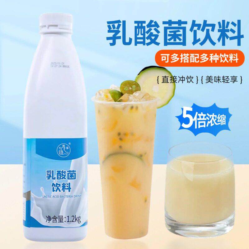 大拇指乳酸菌饮料1.2kg发酵浓缩酸奶优格乳益菌多饮品奶茶店原料