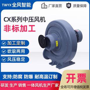 75H隔热中压风机厂家0.75KW透浦式 中压风机CX 风机 100A新款