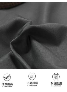 夏季黑色床单单件被套简约男生薄款床品单人床上四件套宿舍三