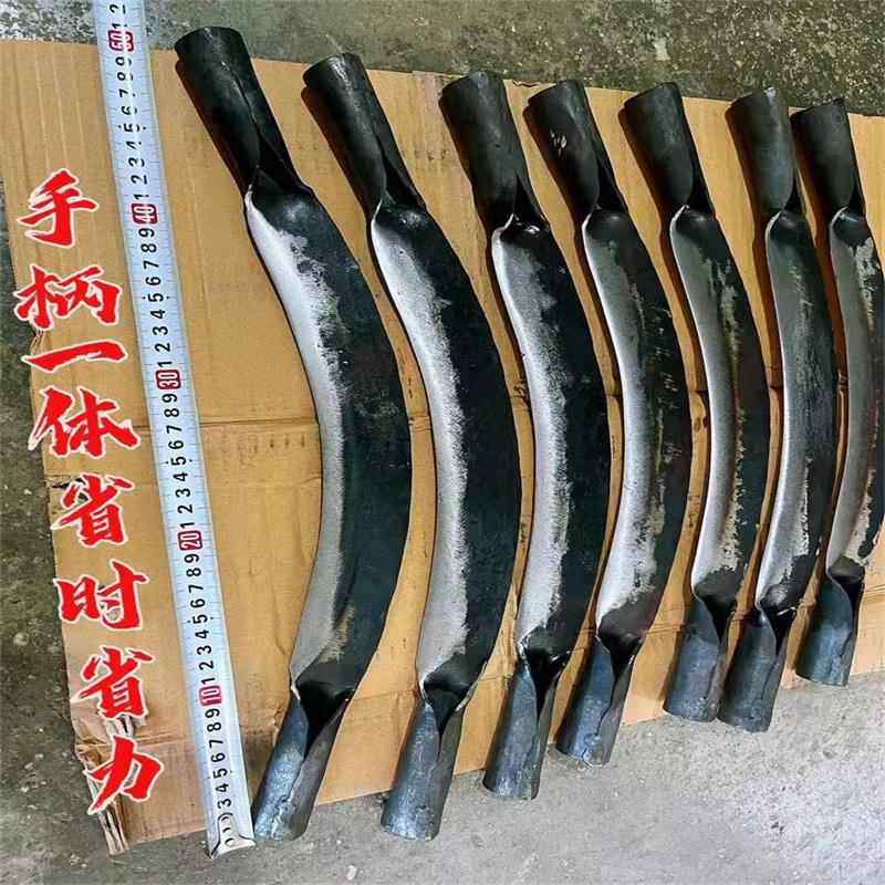 锋利刮树皮专用刀剥树皮树皮刀弯型锻打猛钢刨皮刀削皮去树皮刀