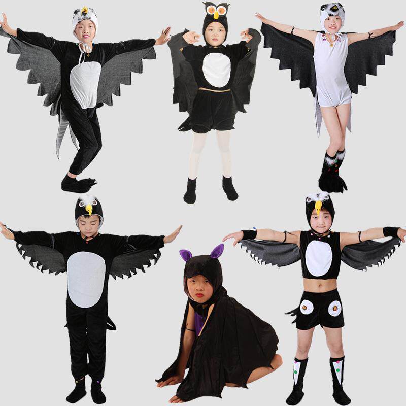 动物演出服儿童小燕子老鹰猫头鹰蝙蝠小鸟幼儿舞蹈童话剧表演服装