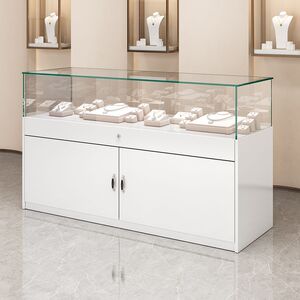 珠宝首饰展示柜精品瓷器博物馆展示柜文物展览玻璃柜台产品陈列柜