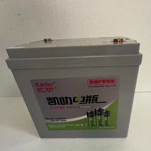 凯叻蓄电池3-GFMJ-200电动汽车小火车洗地机扫地车巡逻车6V200AH