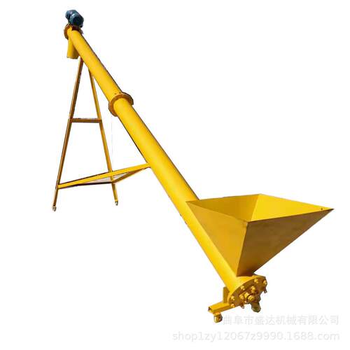 现货螺旋提升机219管径化肥颗粒上料机自吸式蛟龙抽料机