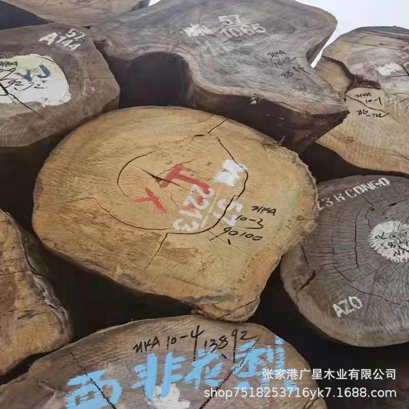 新款直销西非花梨原木57号木室内花梨木家具实木沙发木板材刚果酸