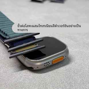 适用于Applewatchultra3/2/1代 s11/10/9官版钛合金高山回环表带