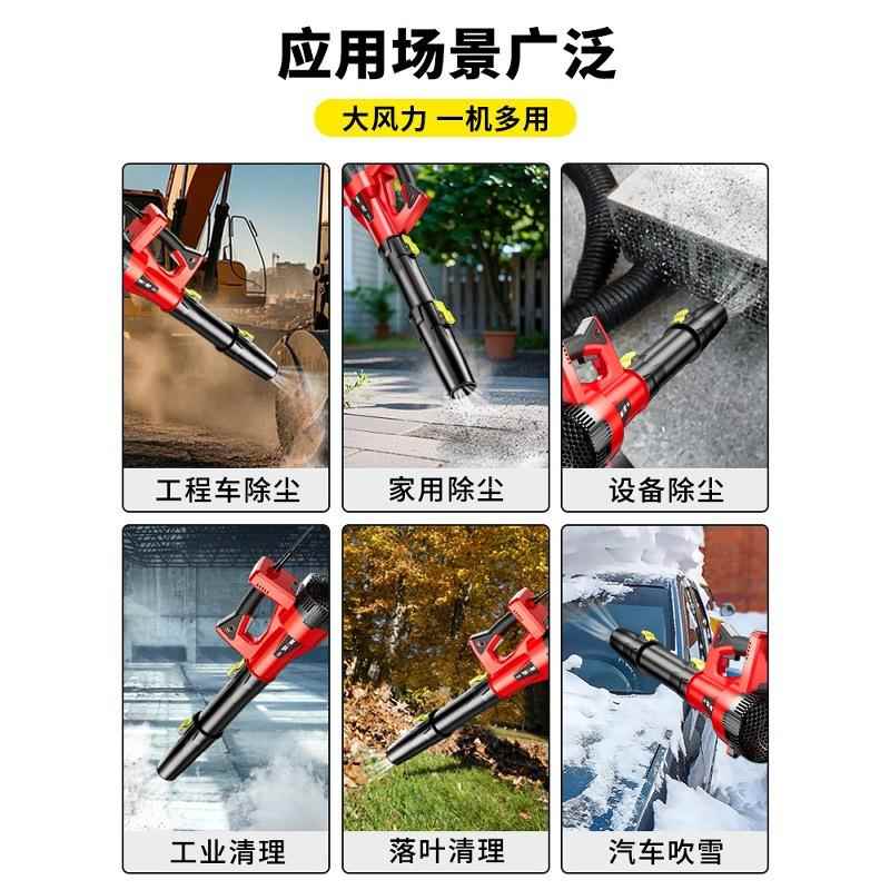 鼓风机大功率强力吹风机工业用吹灰尘树叶神器暴风除尘枪超大风力