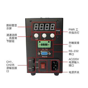 数字恒压控制器调光72W按键控制器2路串口外触发体积小自动化设备