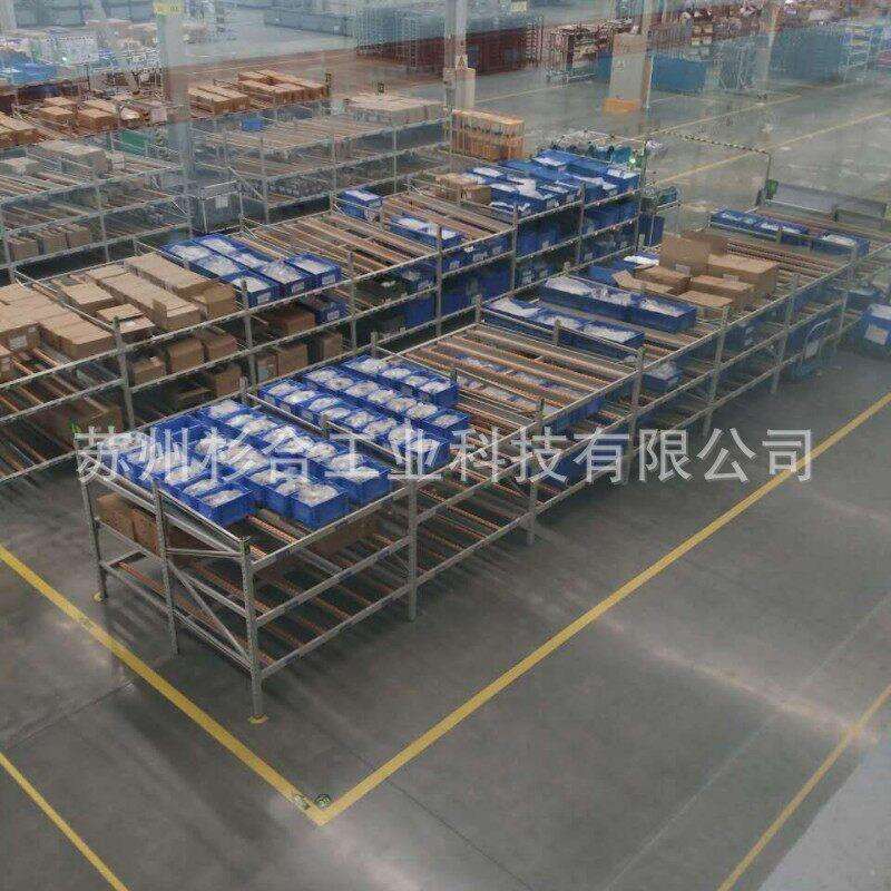 电商分拣精益管物料台线棒防静电台老化测试架车间物料周转车