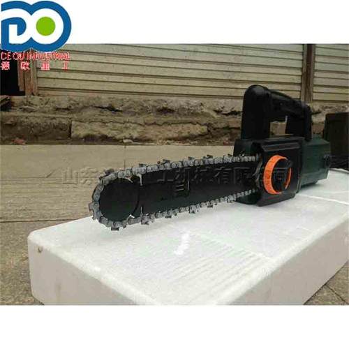 合金链条泡沫砖切割机 手持电动加气砖切割锯 便携式金刚石链条锯