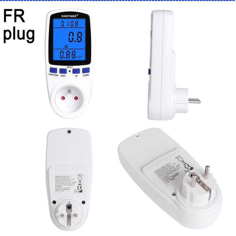 DDS108L背光家用智能电能表功率计费计量插座230V