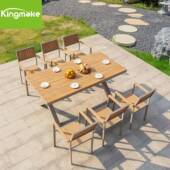 户外桌椅庭院组合室外休闲露天防水防晒别墅花园阳台桌椅