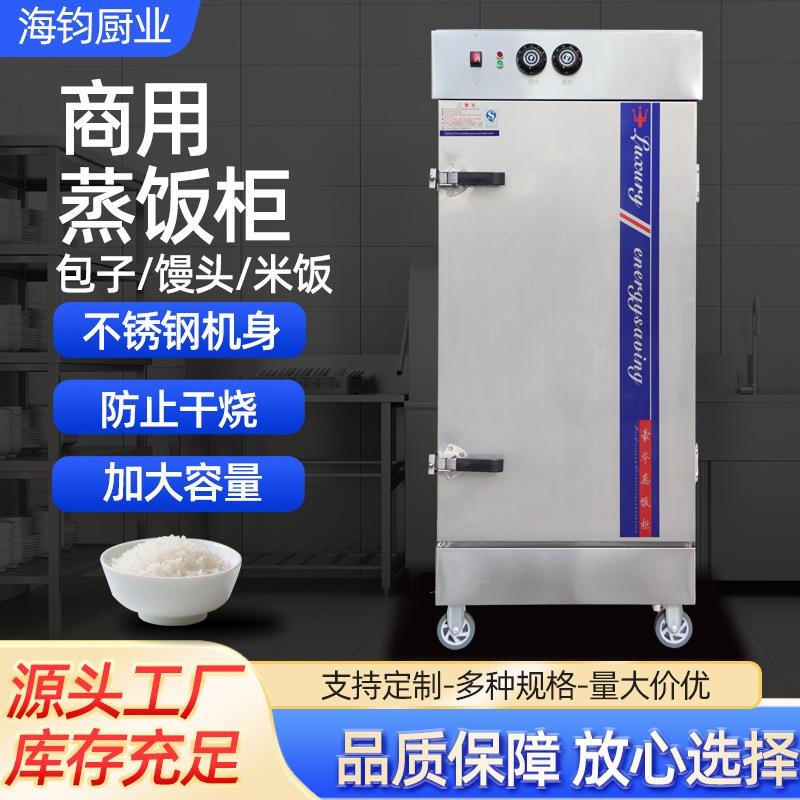 商用电蒸箱 学校食堂家用燃气电热蒸柜蒸饭箱多功能蒸饭车 蒸饭柜