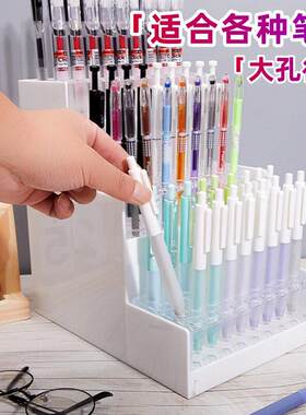 压克力笔架展示架插孔装文具店中性笔架超市铅笔圆珠笔阶梯货架
