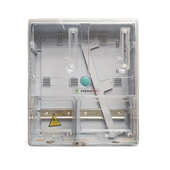 插卡式 透明二户电表盒 电子电表箱 PC单相电表箱 批发