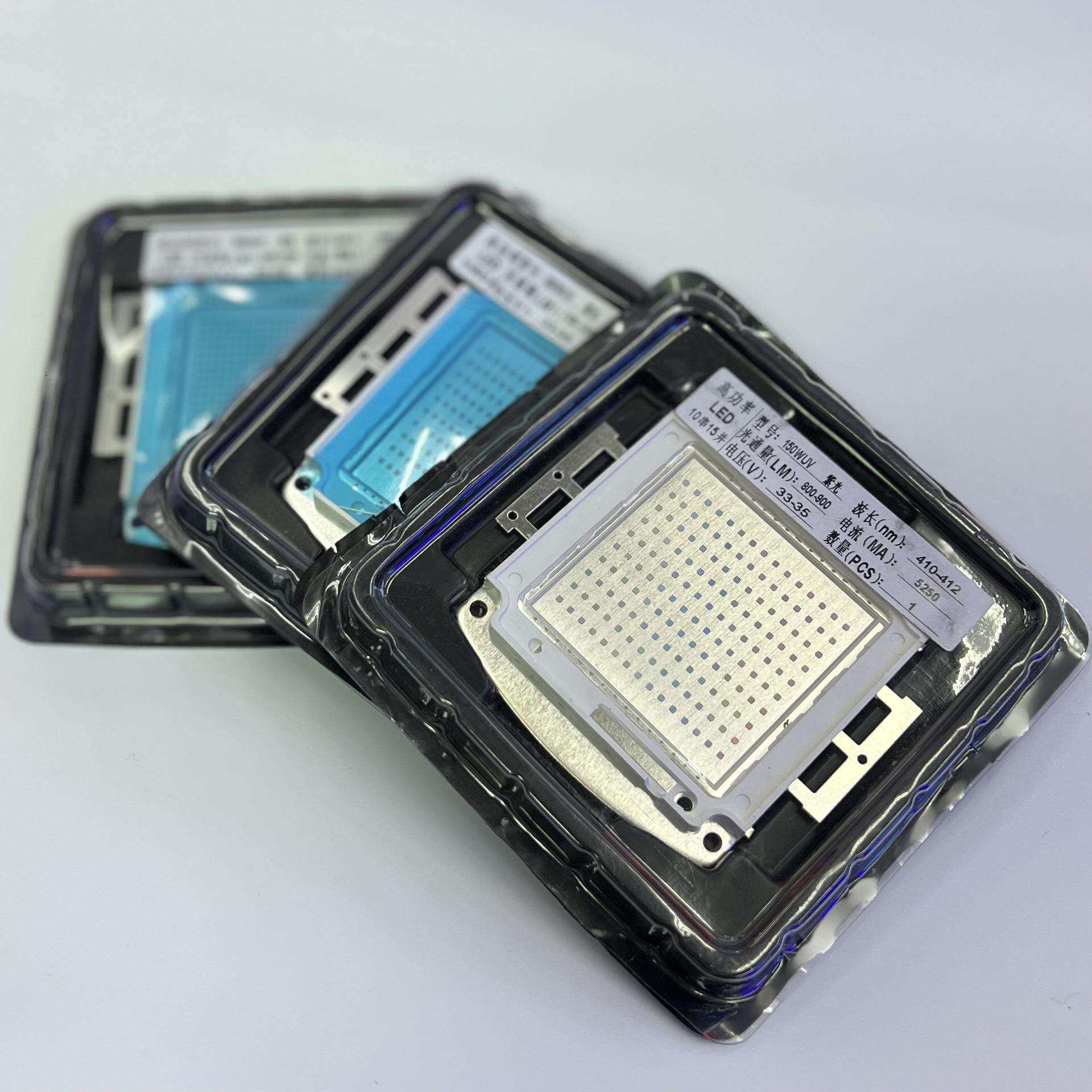 120W-500W紫光灯珠365-370-380-390-430nm 大功率LED集成紫外线uv