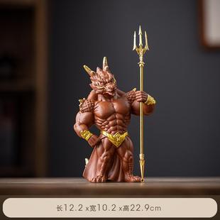 高档年创意龙摆件龙吉祥肉物家居桌面办公室装 饰招财陶瓷生肌肖龙