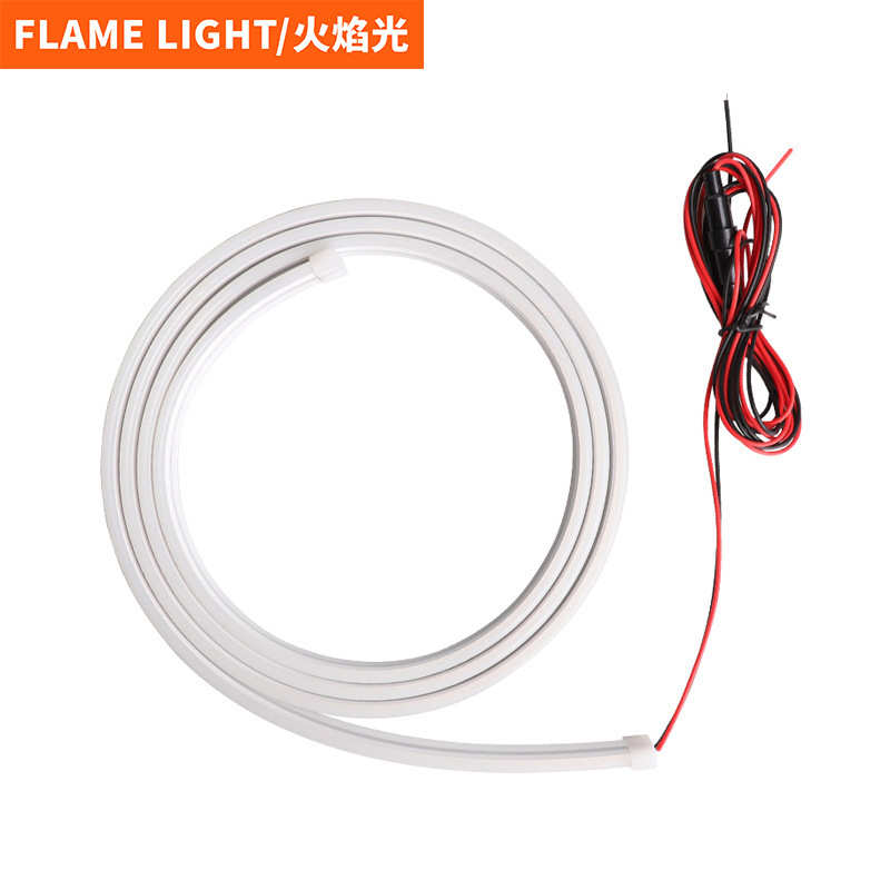 汽车启动扫描贯穿日行灯动态led超亮机盖灯双模式引擎盖灯条气氛