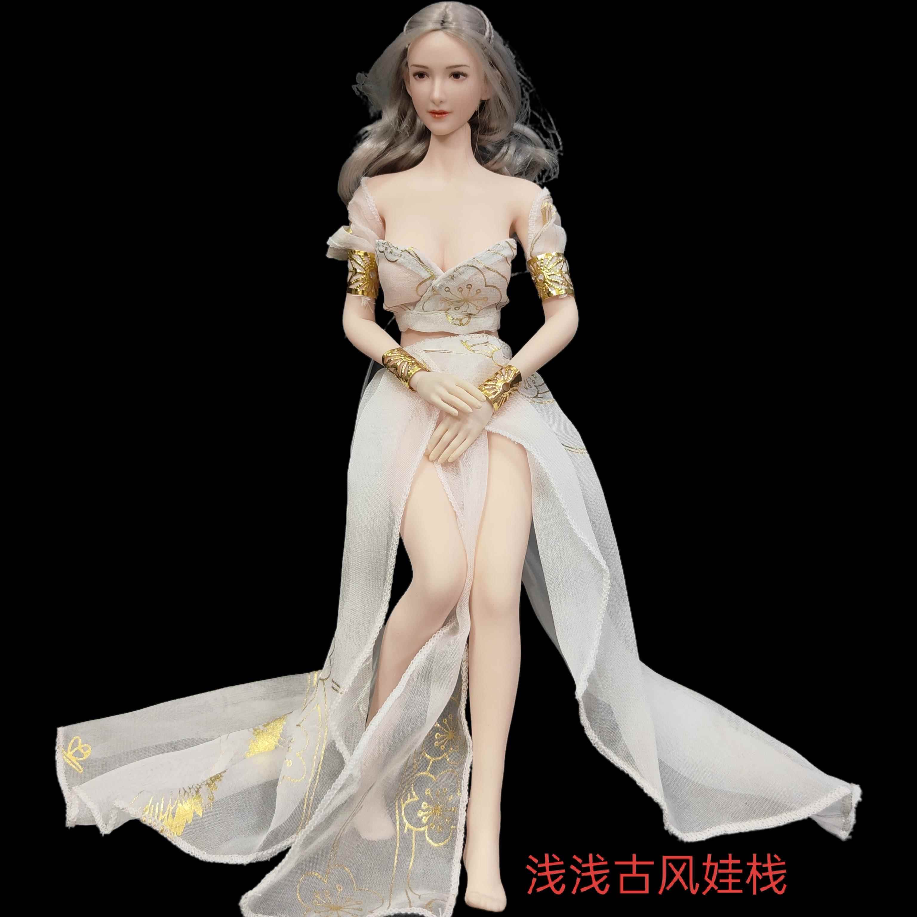 30厘米芭可儿心怡ob叶罗丽1/6兵人胖娃bid可穿游戏古装娃衣