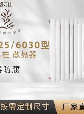 盛万佳暖气片家用钢二柱5025型挂壁式钢制暖气片加厚防腐散热快