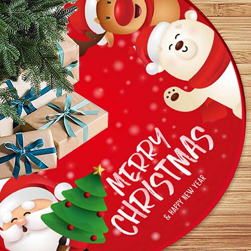 Christmas tree dress apron bottom decoration 圣诞树裙