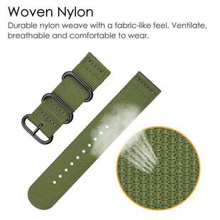 For Fabric Woven Strap Band Canvas 24mm Nylon