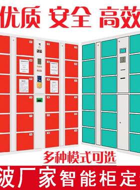 宁波厂家车站存寄柜条码电子超市存包柜快递柜手机柜智能存取柜